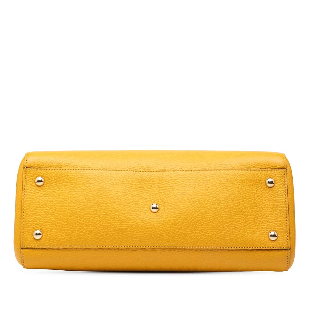 Gucci Calfskin Swing Top Handle Satchel - 3