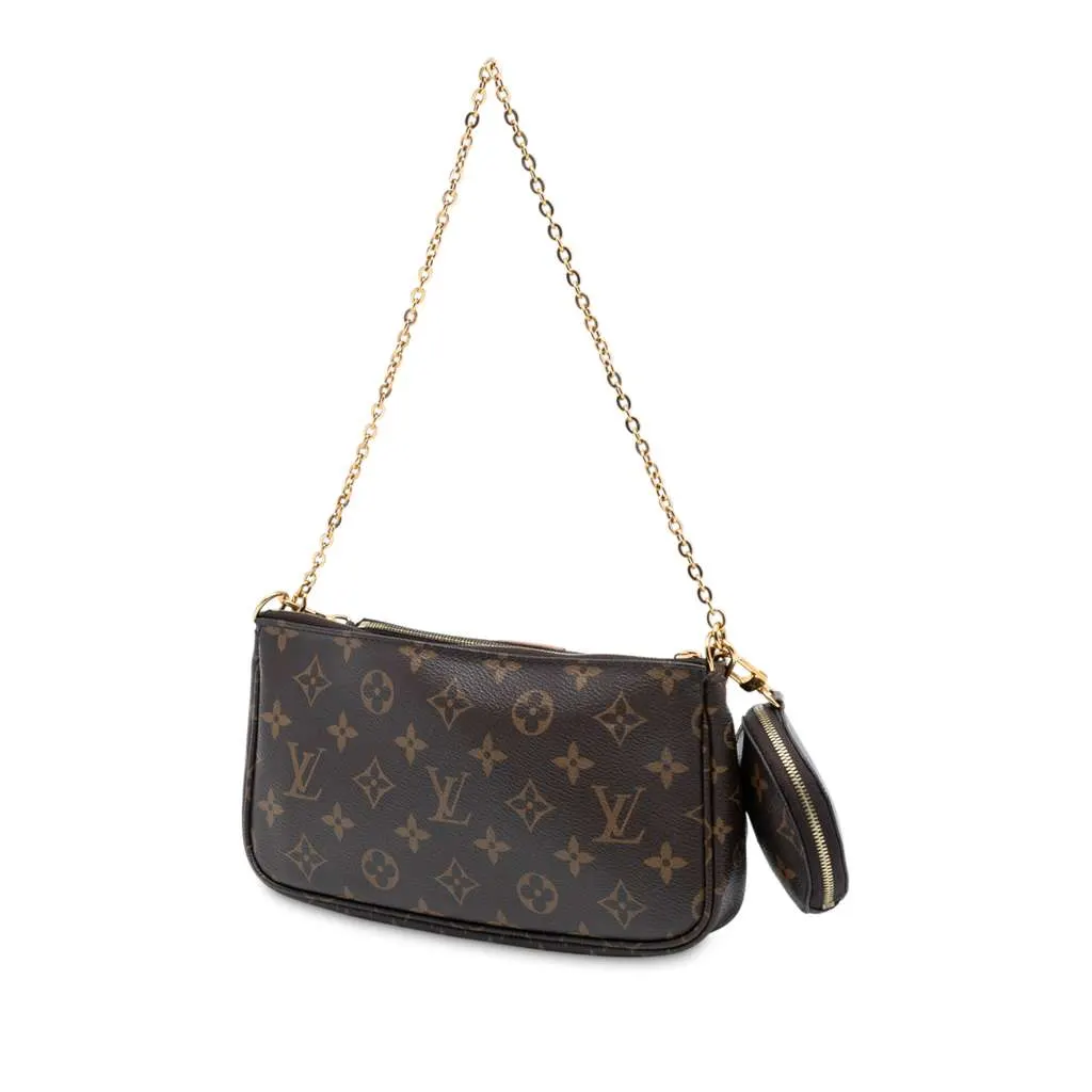 Louis Vuitton Monogram Multi Pochette Accessoires Brown Very good - Back View