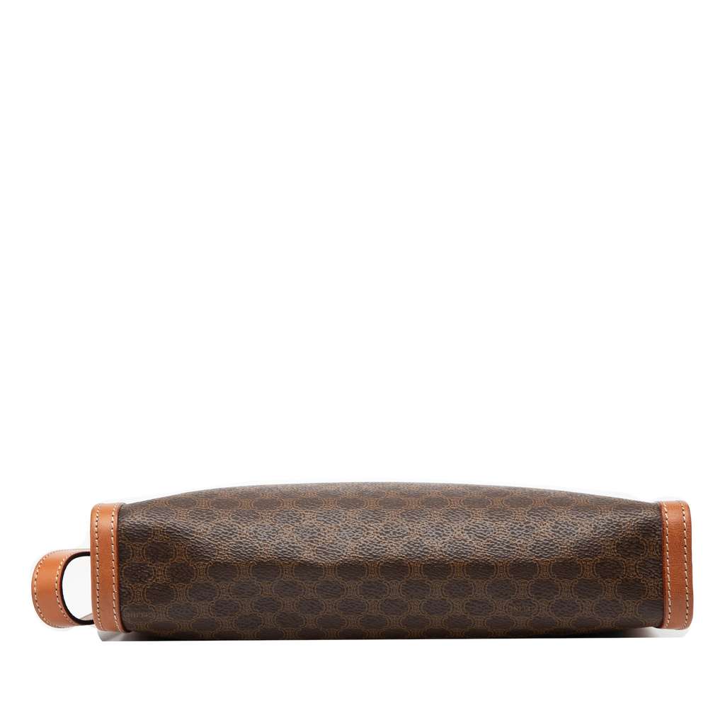 Celine Macadam Coated Canvas Clutch - 3