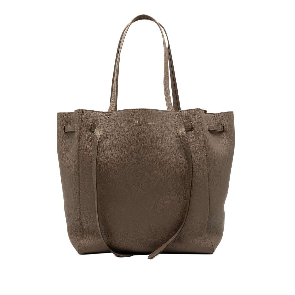 Celine Small Leather Phantom Cabas Tote
