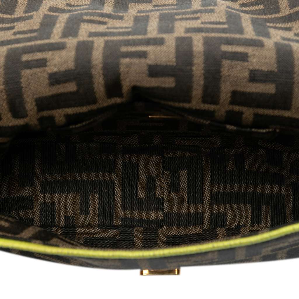 Fendi Mini Zucca Canvas 1974 Roma Amor Baguette Crossbody - 4