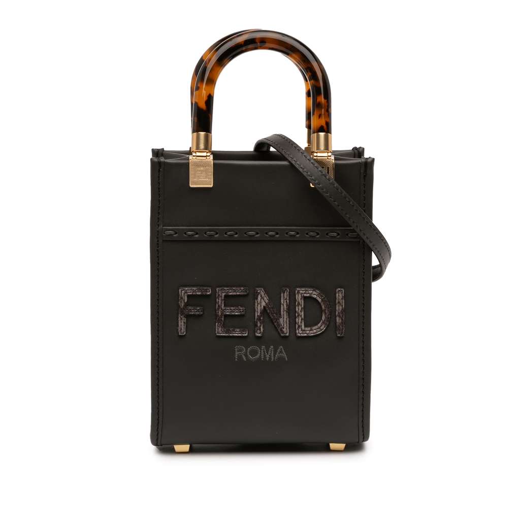 Fendi Mini Sunshine Shopper Tote
