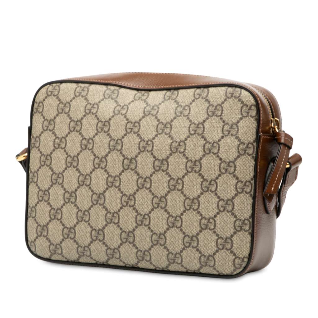Gucci Small GG Supreme Horsebit 1955 Crossbody - 2