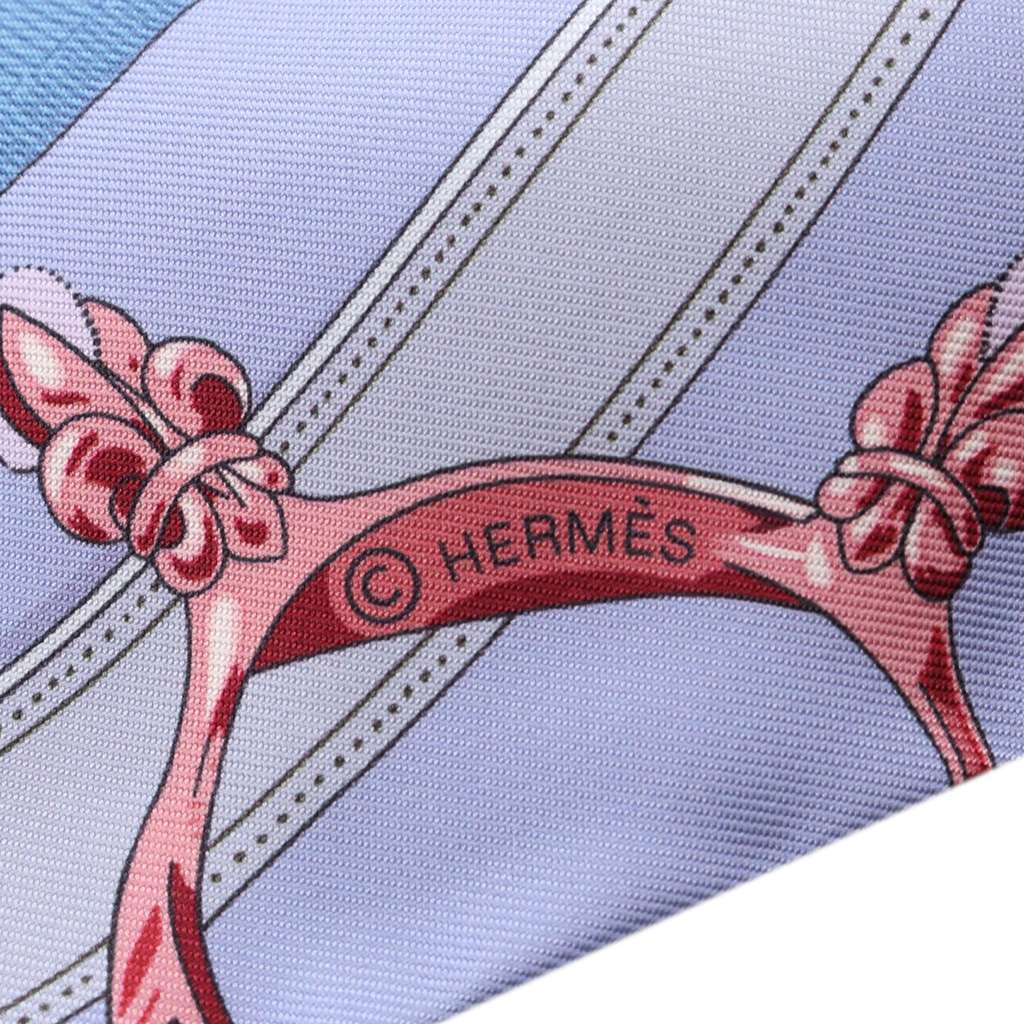 Hermès Maxi Cavalcadour a Cheval Silk Twilly Scarf - 3