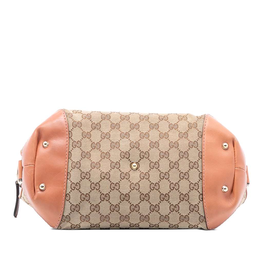 Gucci GG Canvas Heart Bit Satchel - 3