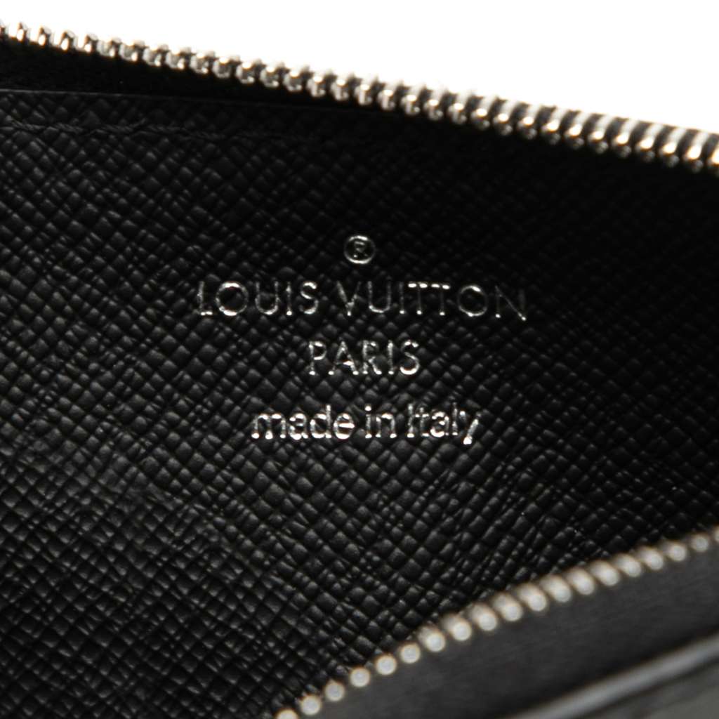 Louis Vuitton Monogram Eclipse Taigarama Coin Card Holder - 5