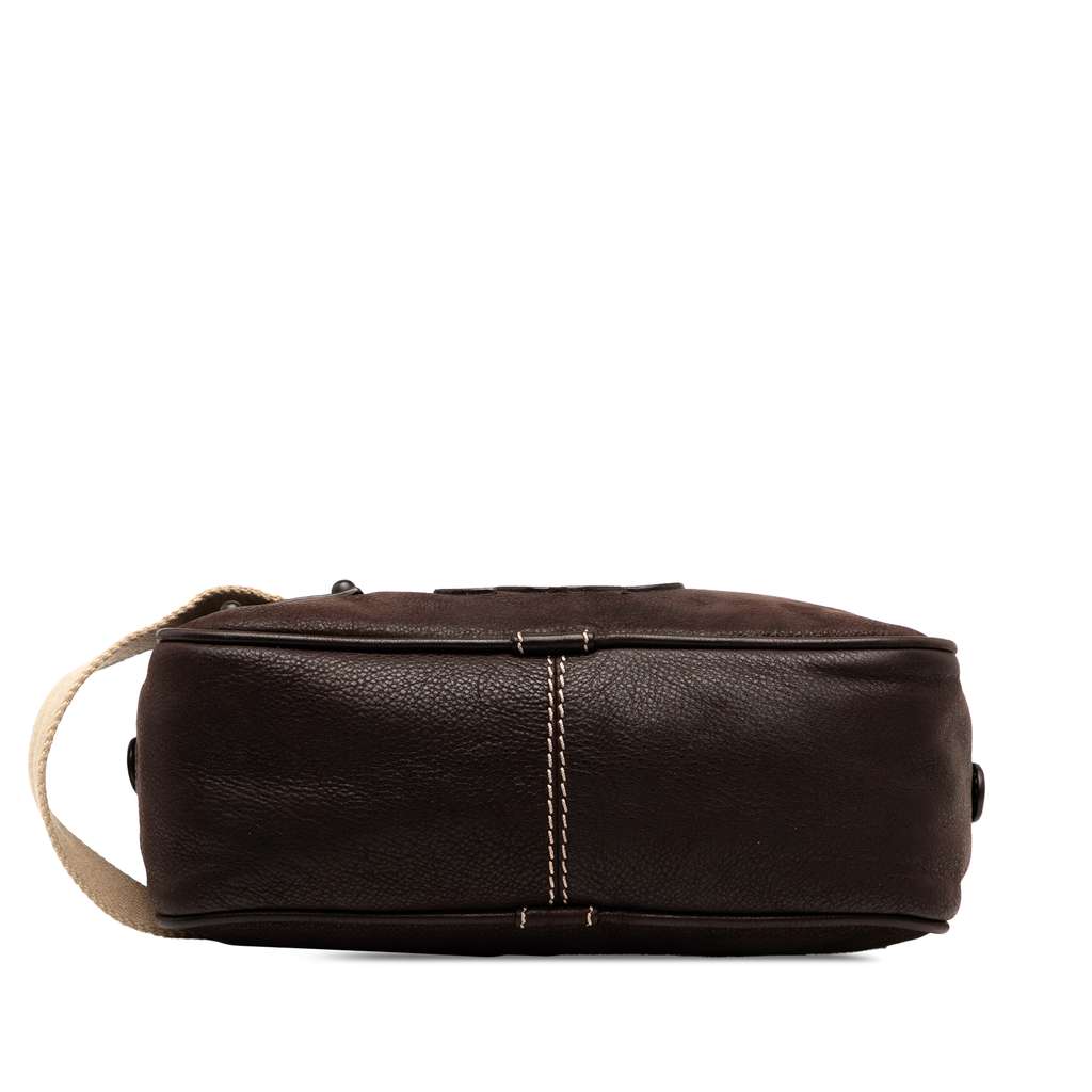 Loewe Nubuck Anagram Clutch - 3