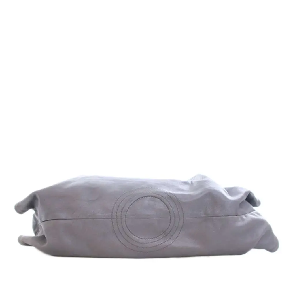 Loewe Calfskin Aire Grey Leather Good - Model View