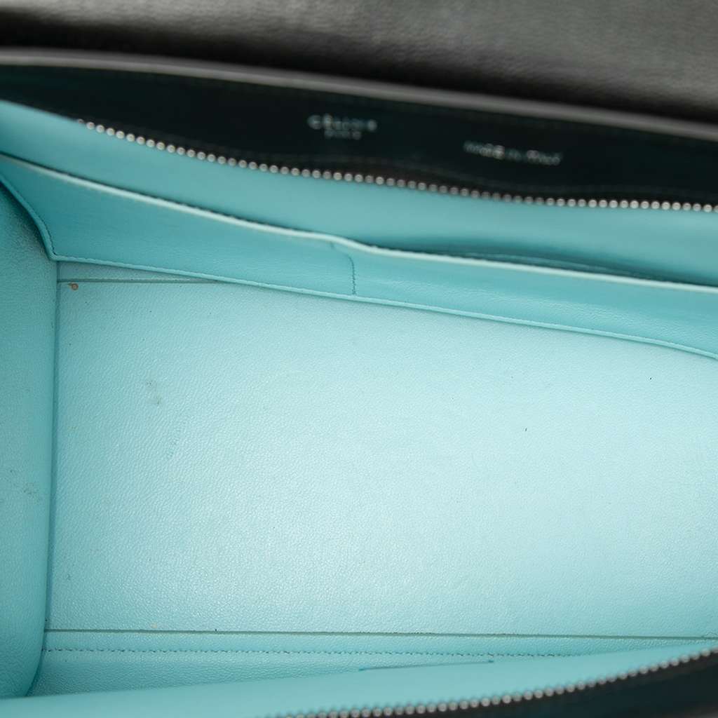 Celine Small Tricolor Leather Trapeze Satchel - 4