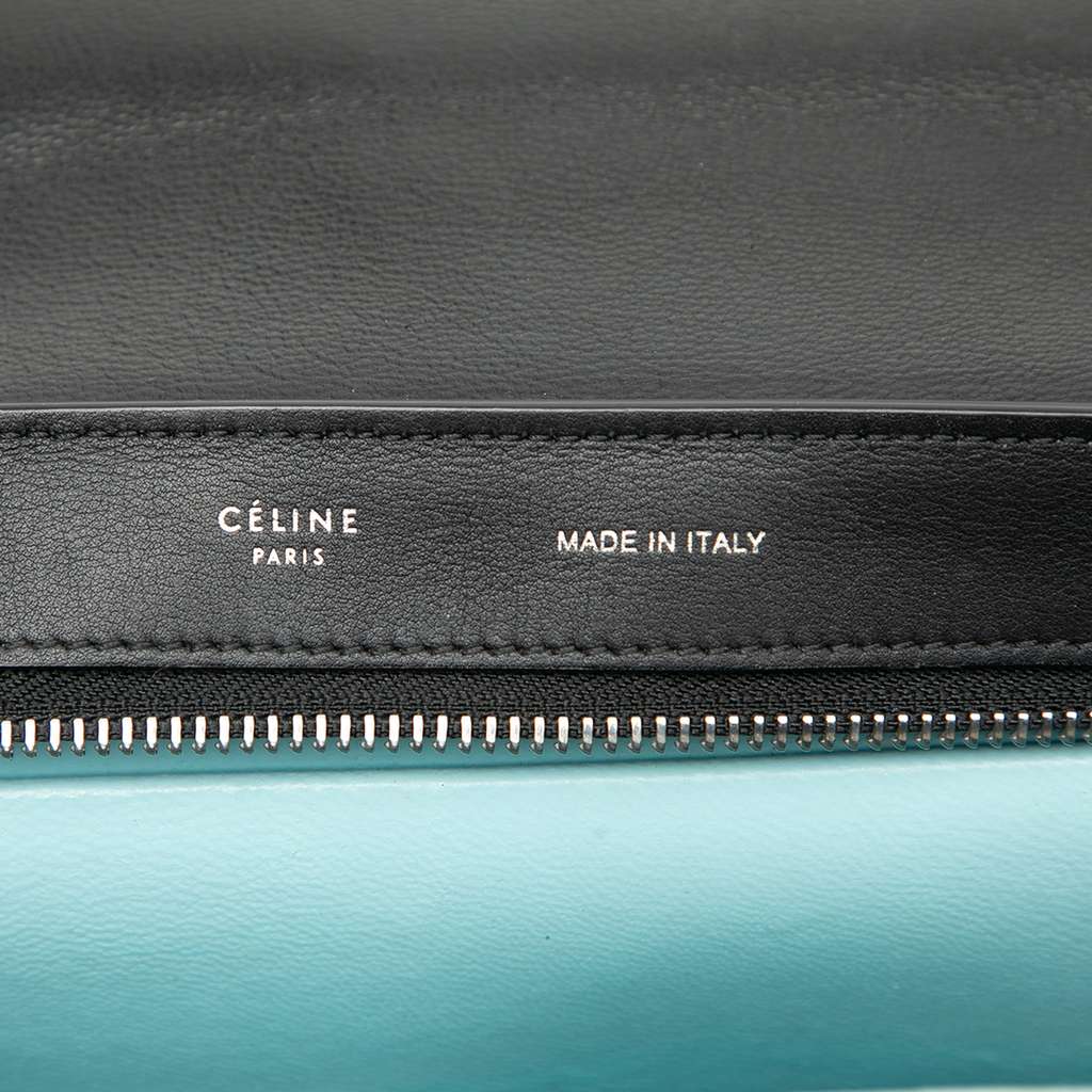 Celine Small Tricolor Leather Trapeze Satchel - 5