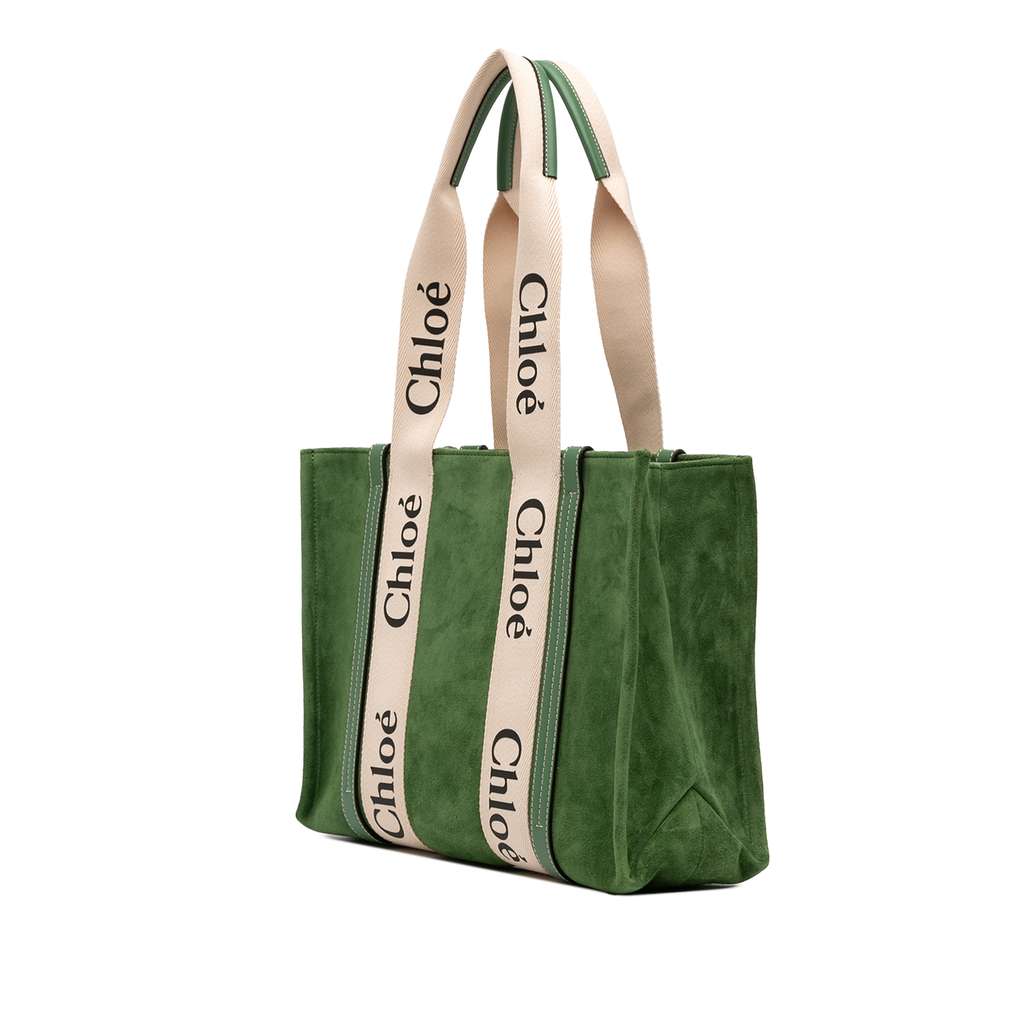 Chloé Medium Suede Woody Tote - 2