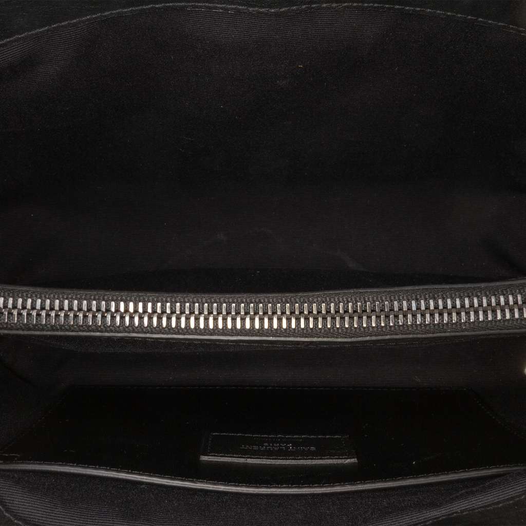 Saint Laurent Medium Croc Embossed Calfskin Monogram West Hollywood Crossbody - 5