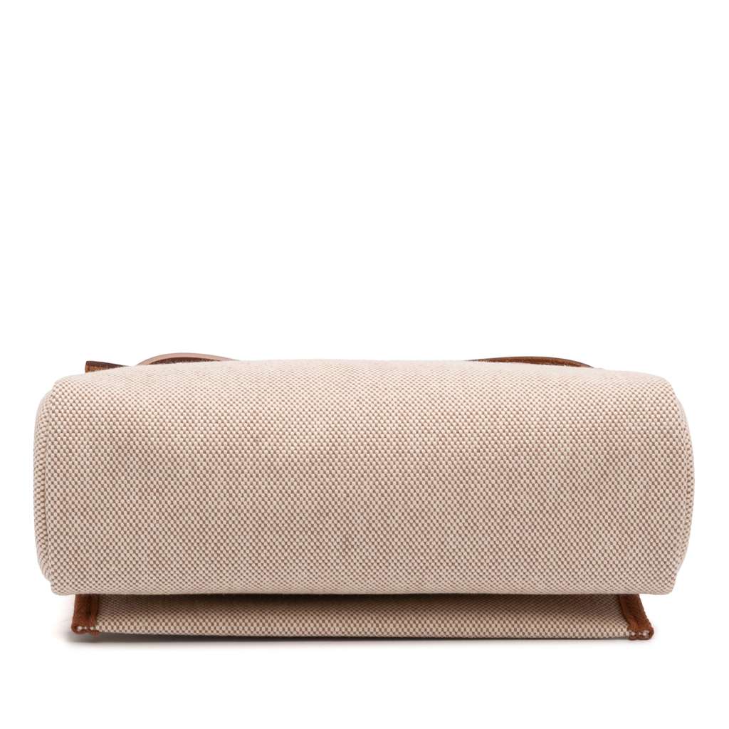 Hermès Military Toile and Vache Hunter Herbag Zip 20 - 3