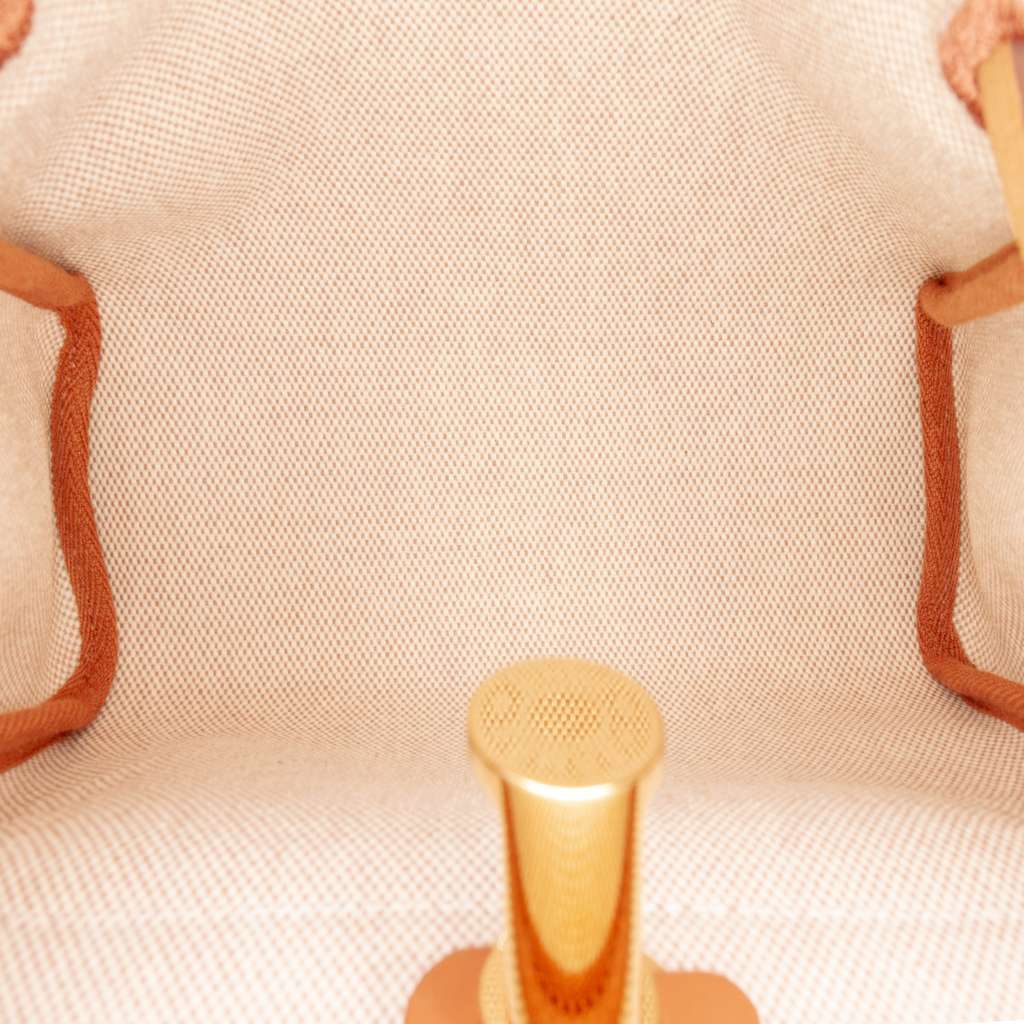 Hermès Military Toile and Vache Hunter Herbag Zip 20 - 4