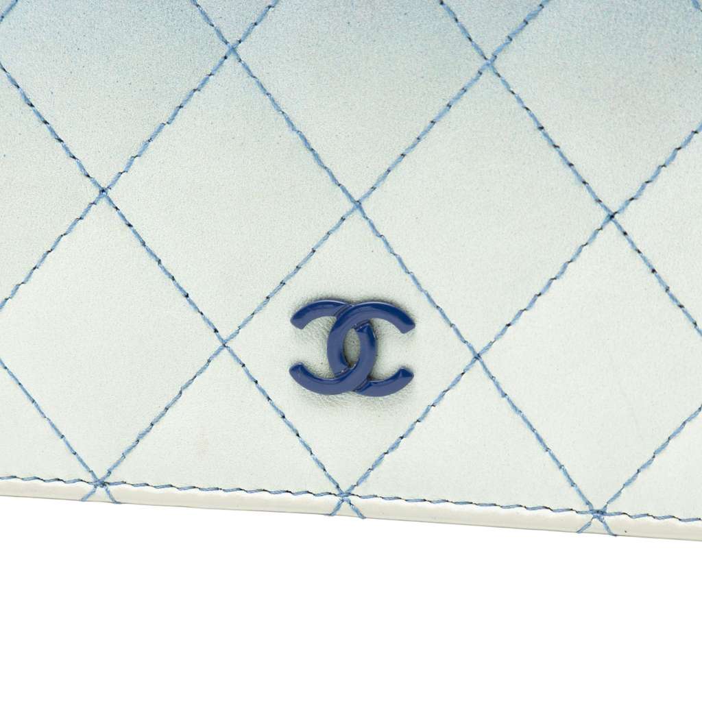 Chanel Ombre Lambskin Degrade Wallet On Chain - 5