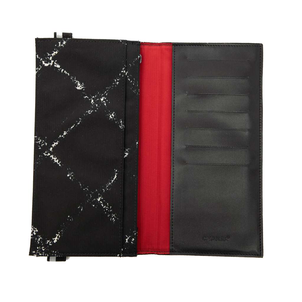 Chanel Old Travel Line Nylon Bifold Long Wallet - 4