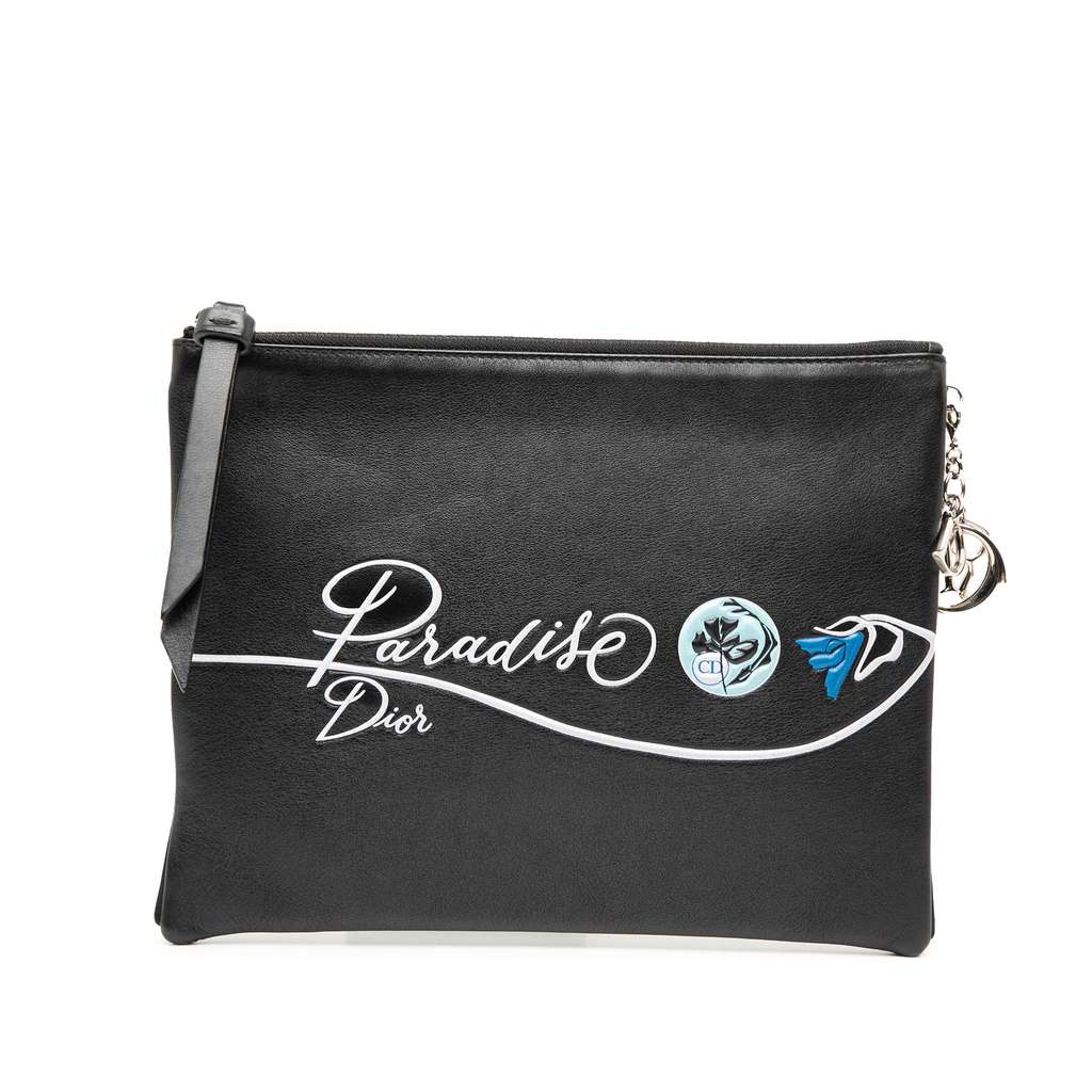 Dior Leather Diorissimo Voyageur Clutch