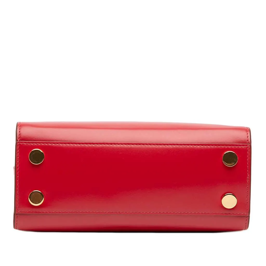 Marni Leather Trunk Reverse Crossbody Red Leather Very good - Inside View