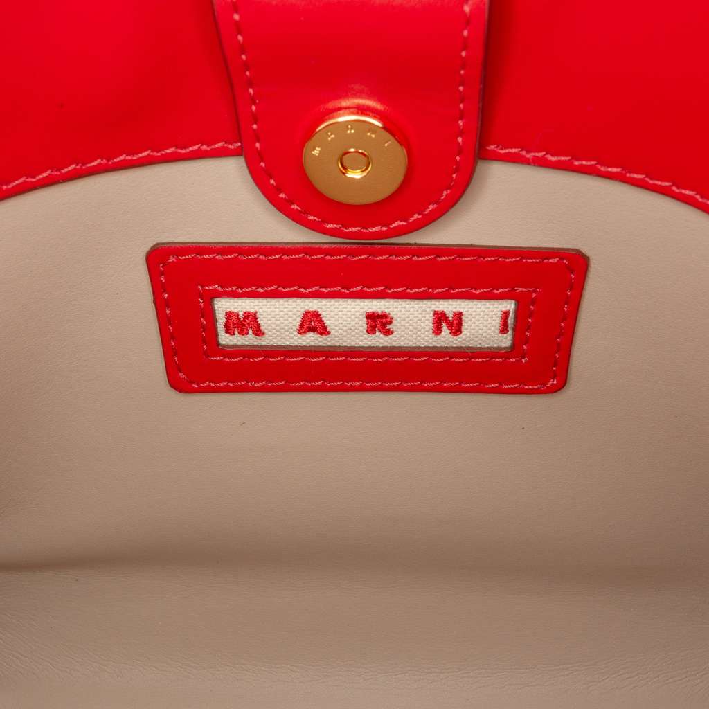 Marni Leather Trunk Reverse Crossbody - 5