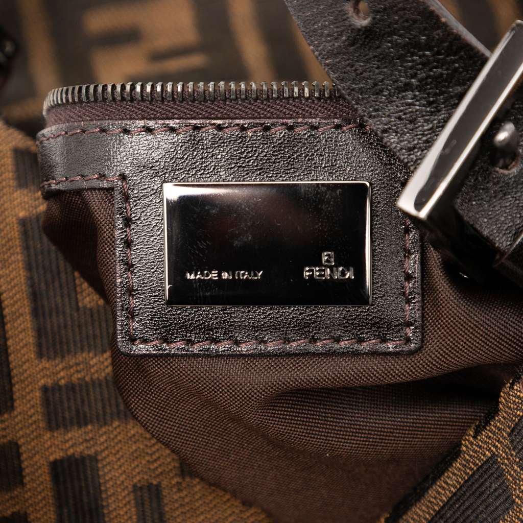 Fendi Zucca Canvas Double Flap Mamma - 5