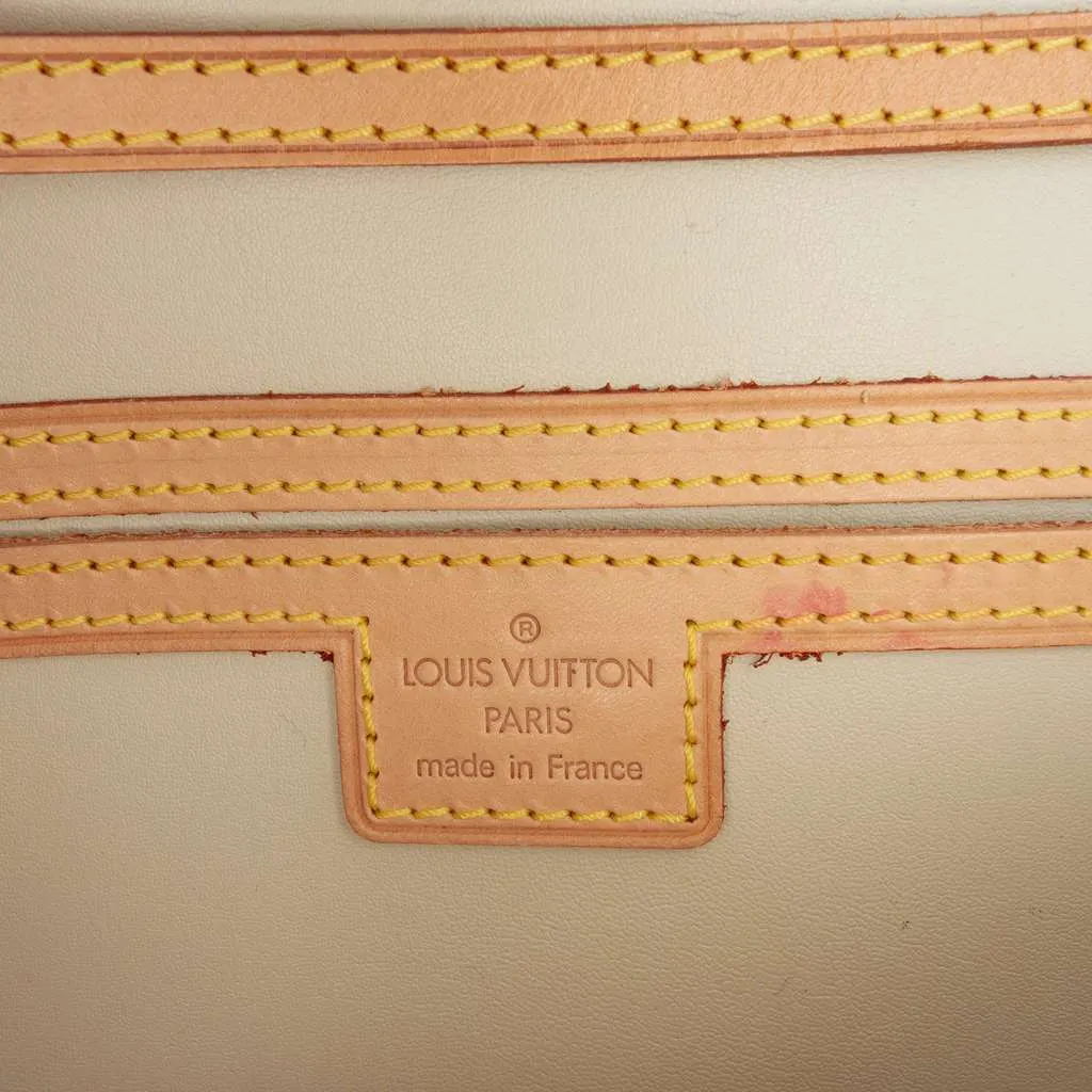 Louis Vuitton Monogram Vernis Fleurs Pochette Yellow Leather Very good - Box View