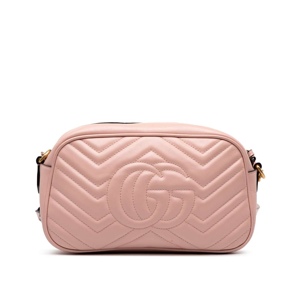 Gucci Small GG Marmont Matelasse Leather Crossbody - 2