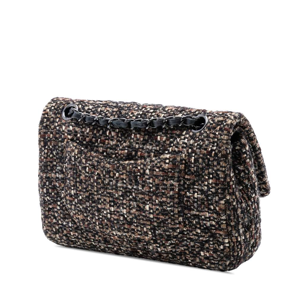 Chanel Medium Classic Tweed Double Flap - 2