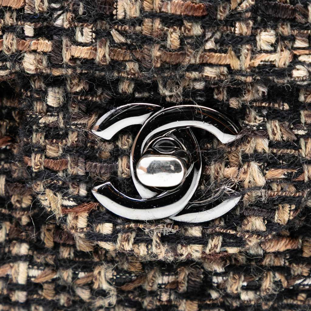 Chanel Medium Classic Tweed Double Flap - 5