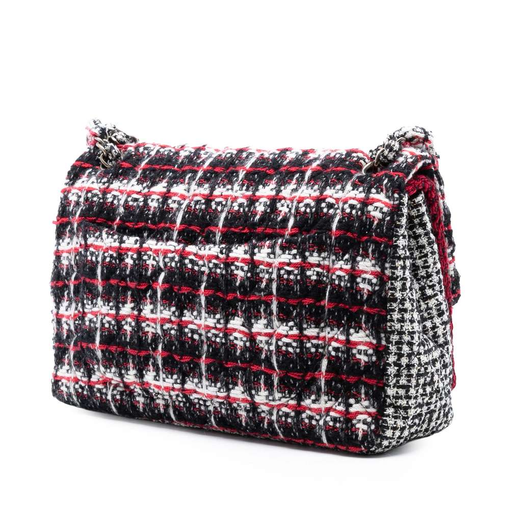 Chanel Medium CC Tweed Multi Print Double Flap - 2