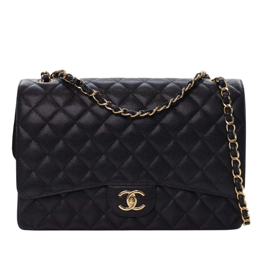 Chanel Maxi Classic Caviar Double Flap