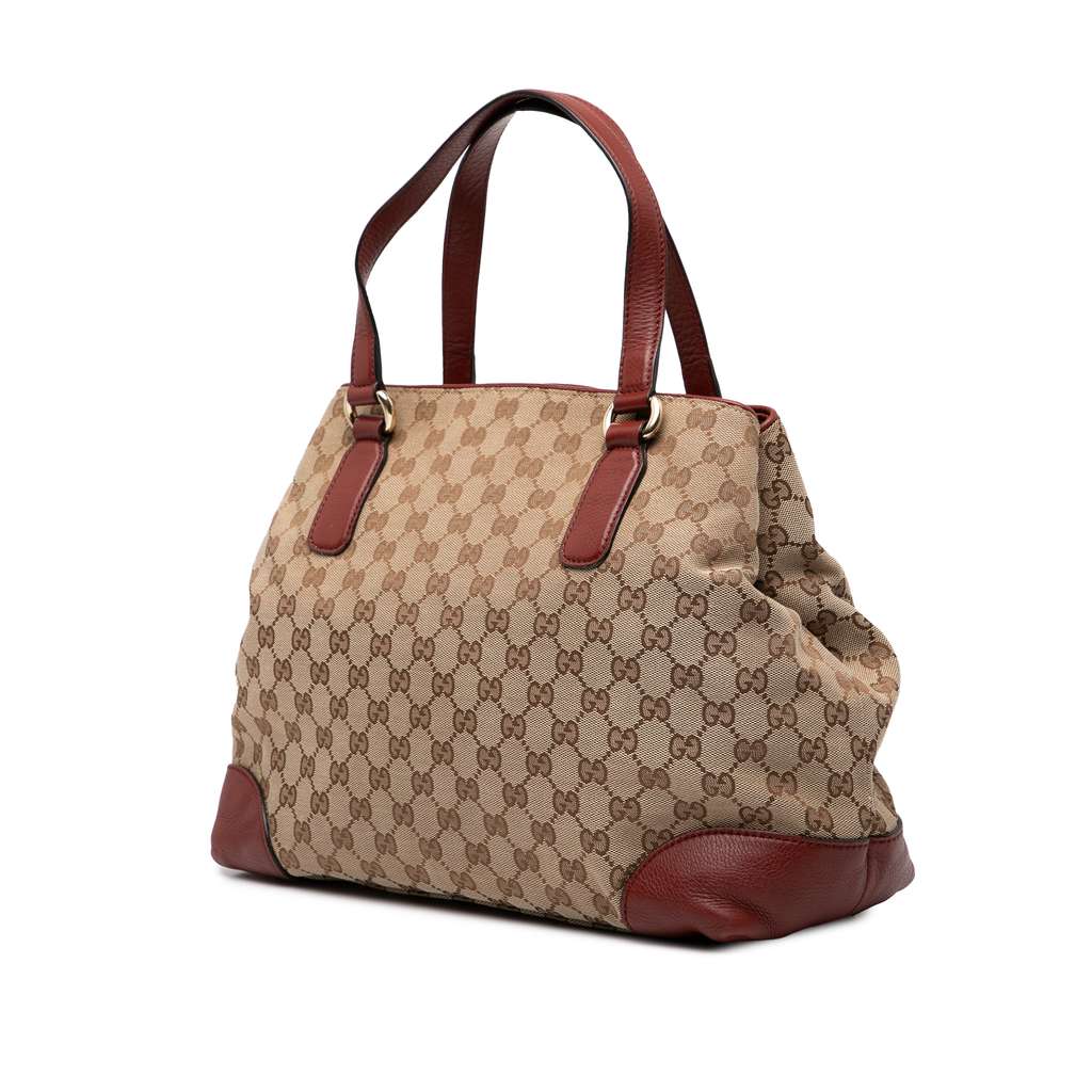 Gucci Medium GG Canvas Web Dressage Tote - 2