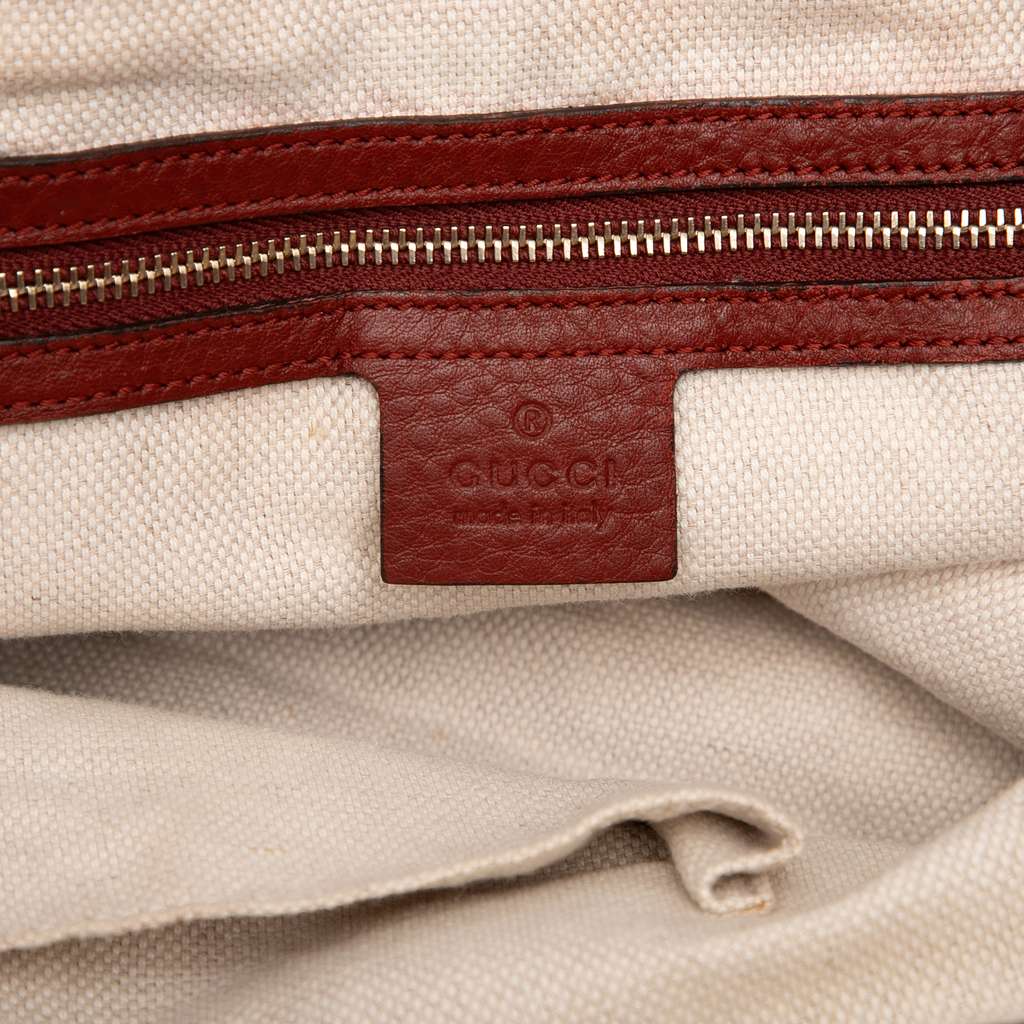 Gucci Medium GG Canvas Web Dressage Tote - 5