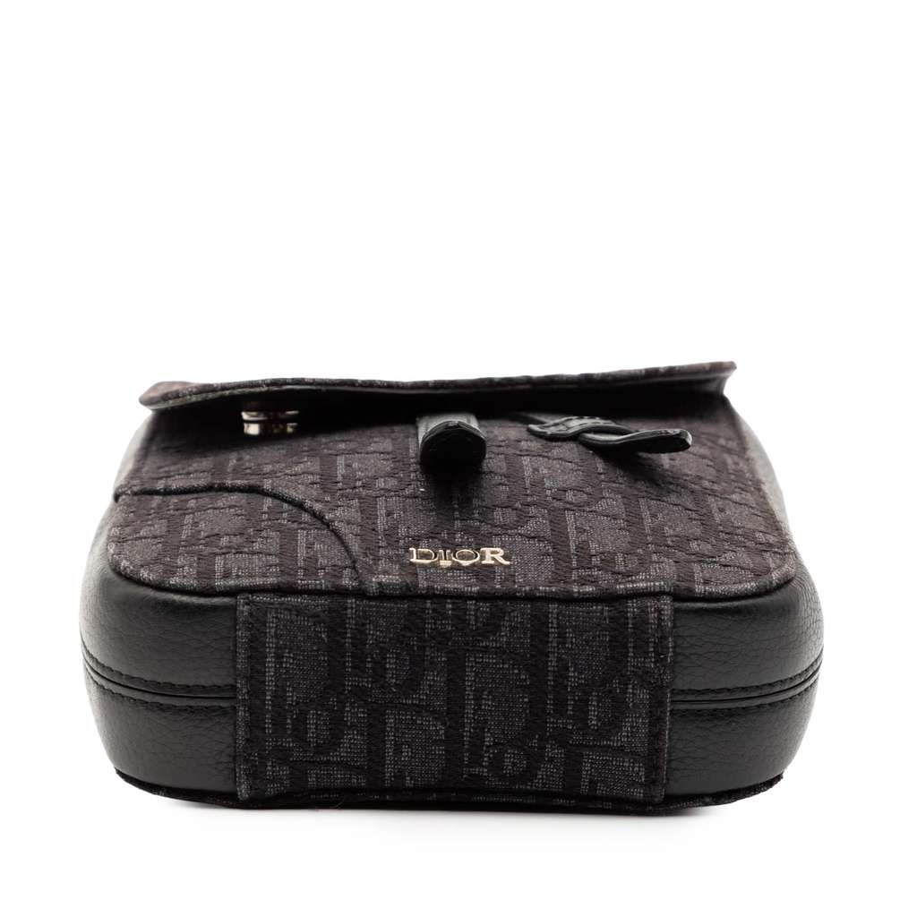 Dior Oblique Canvas Saddle Pouch Crossbody - 3