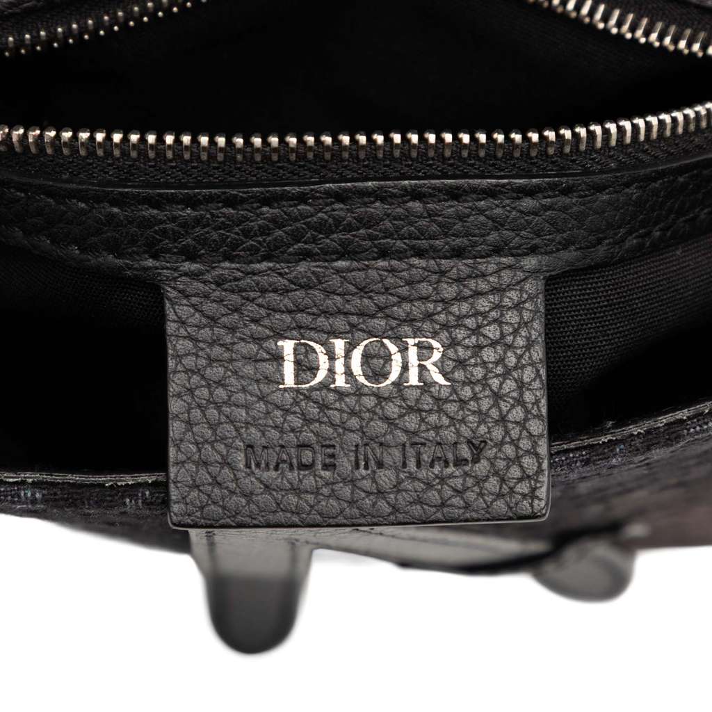 Dior Oblique Canvas Saddle Pouch Crossbody - 5