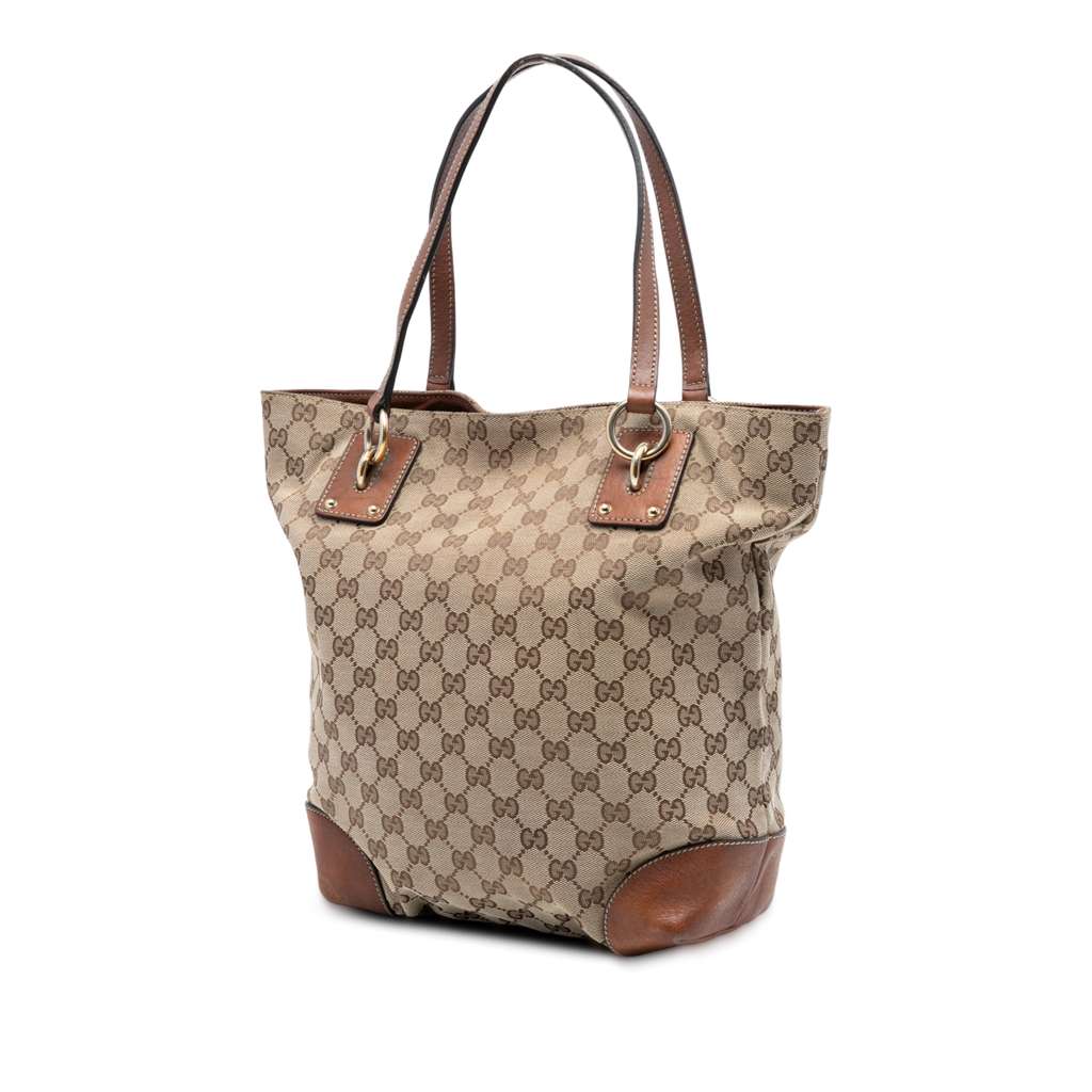 Gucci Medium GG Canvas GG Charm Tote - 2