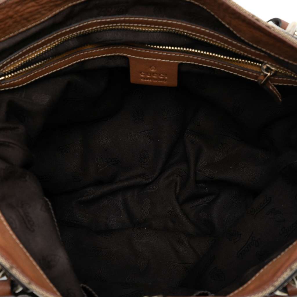 Gucci Medium GG Canvas GG Charm Tote - 4