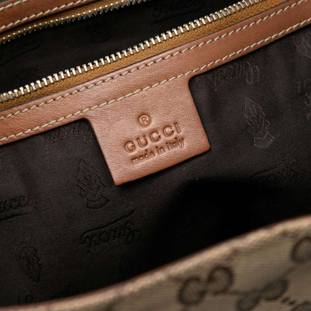 Gucci Medium GG Canvas GG Charm Tote - 5