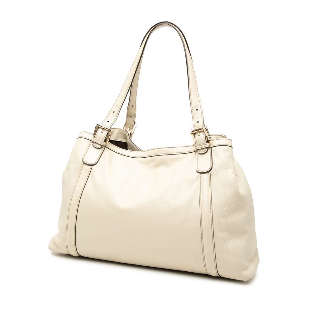 Gucci Leather Dialux Britt Tote - 2