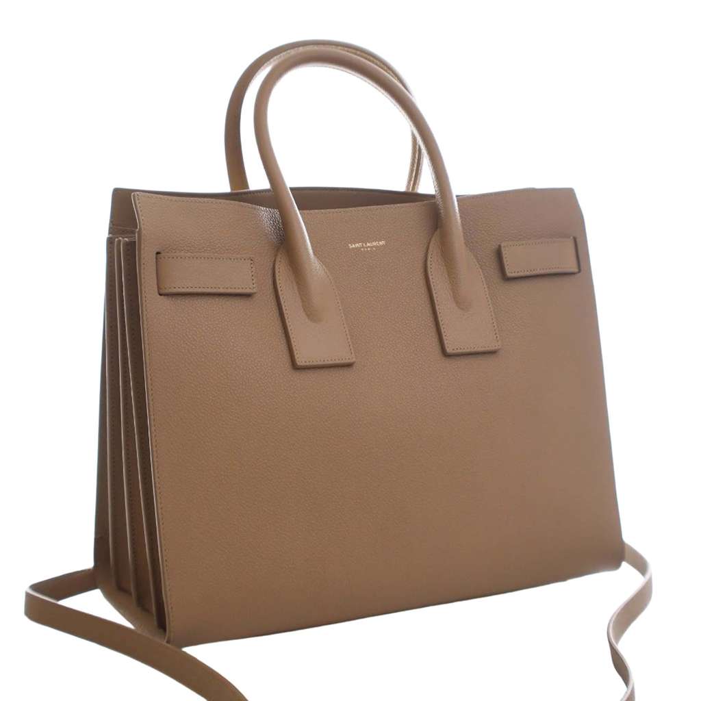 Saint Laurent Small Grained Calfskin Sac De Jour Satchel - 3