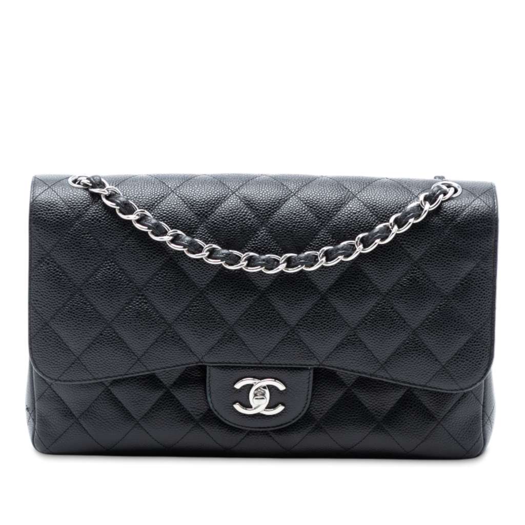 Chanel Jumbo Classic Caviar Double Flap