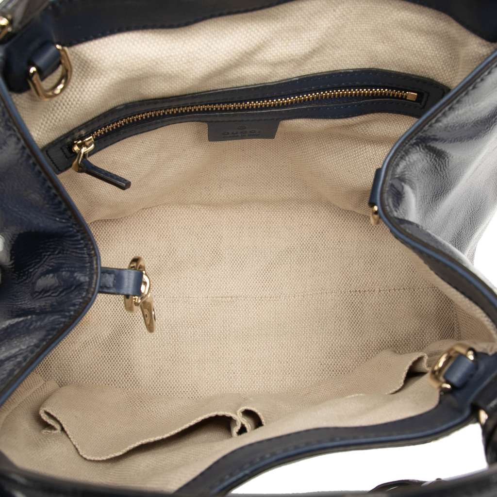 Gucci Small Patent Soho Satchel - 4