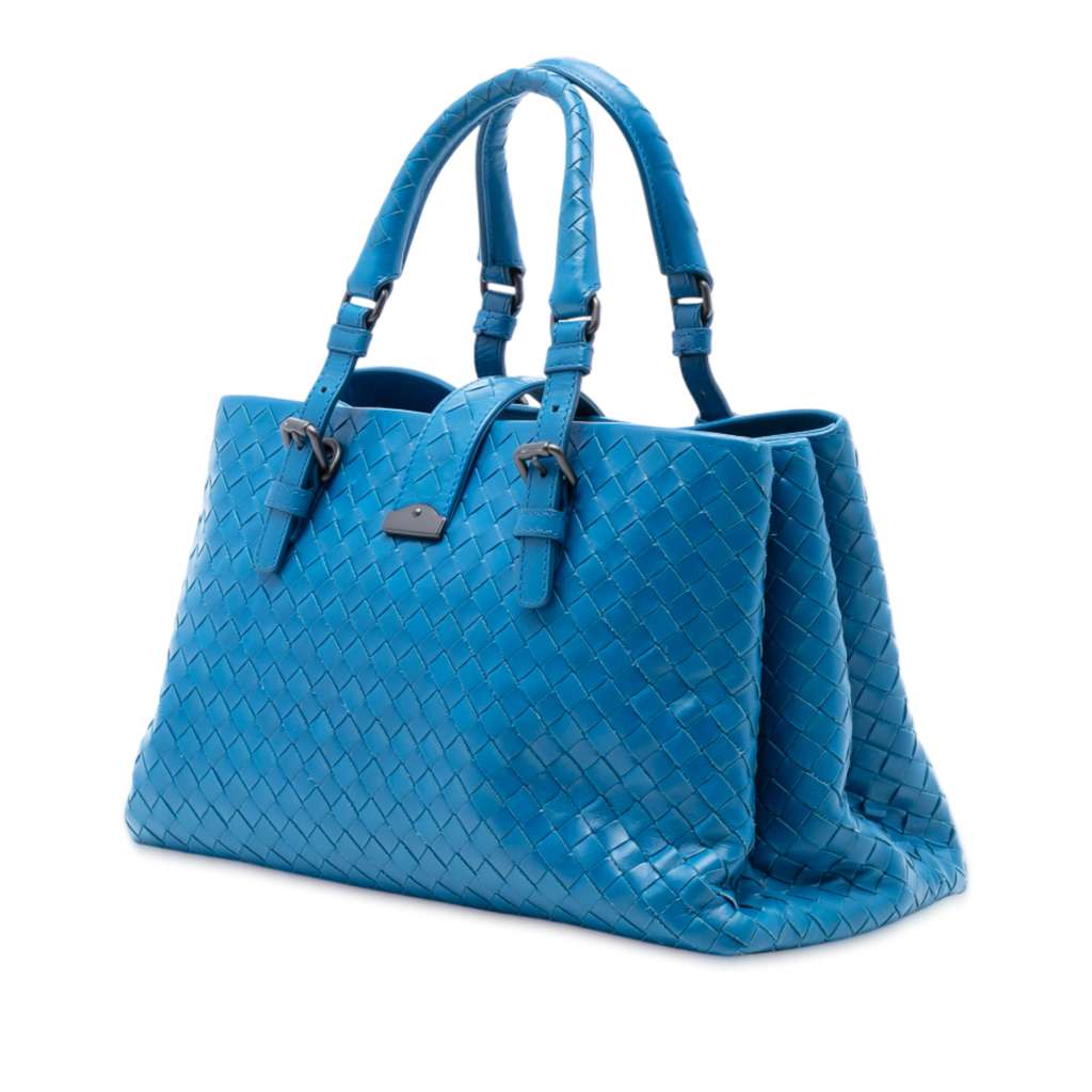 Bottega Veneta Small Nappa Intrecciato Roma Satchel - 2