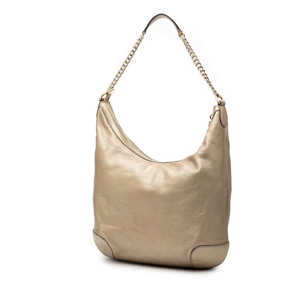 Gucci Metallic Leather Soho Shoulder Bag - 2