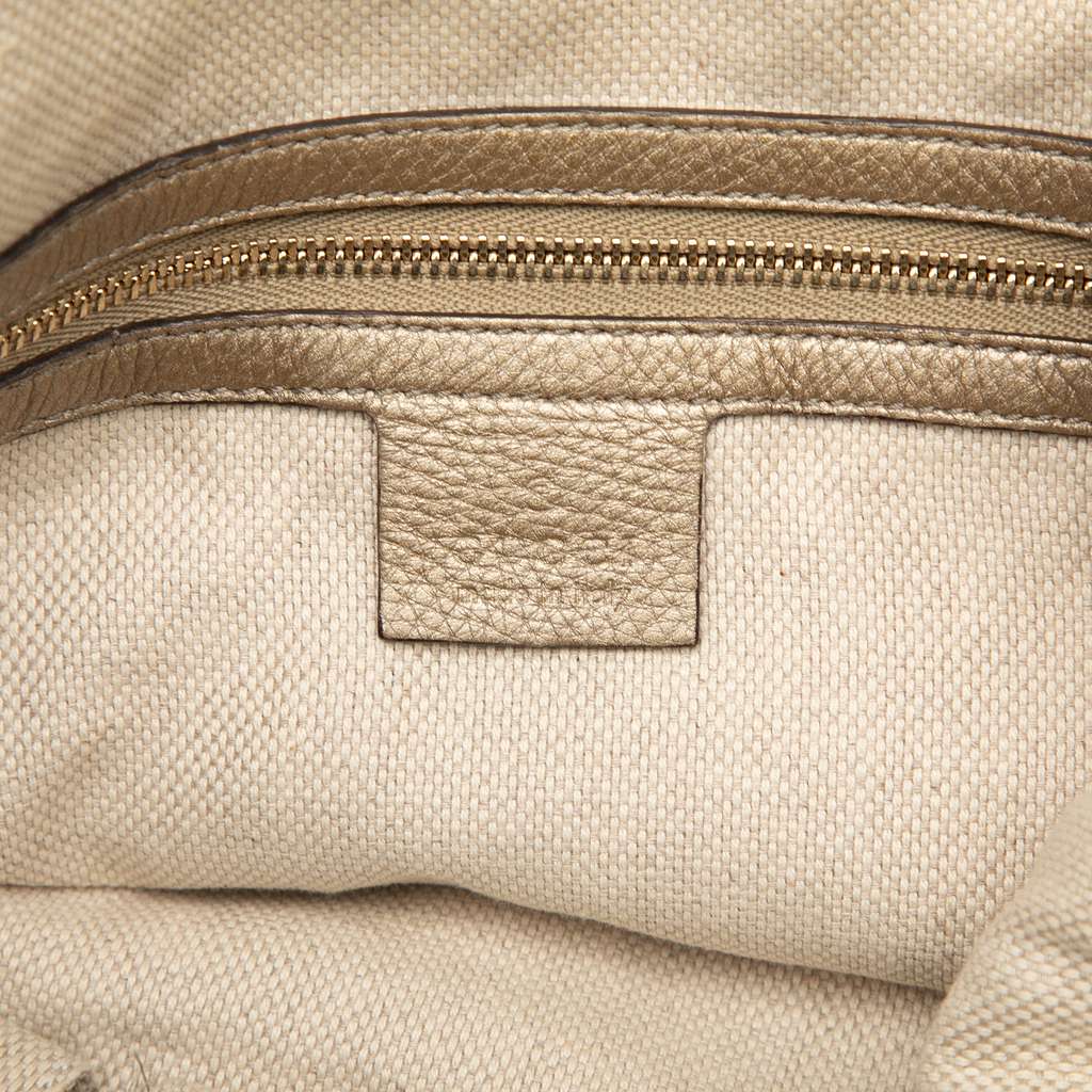Gucci Metallic Leather Soho Shoulder Bag - 5