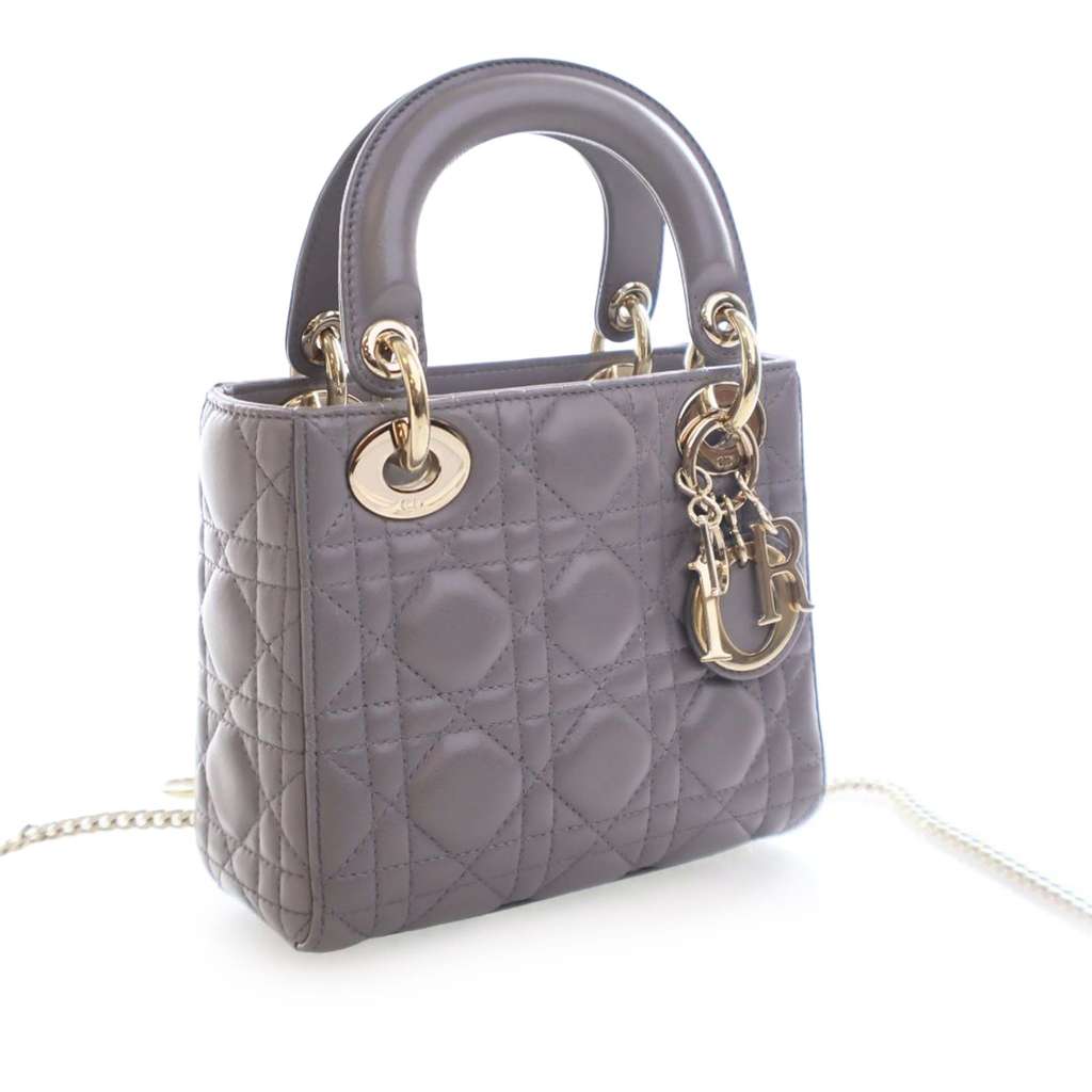 Dior Mini Lambskin Cannage Lady Dior - 2