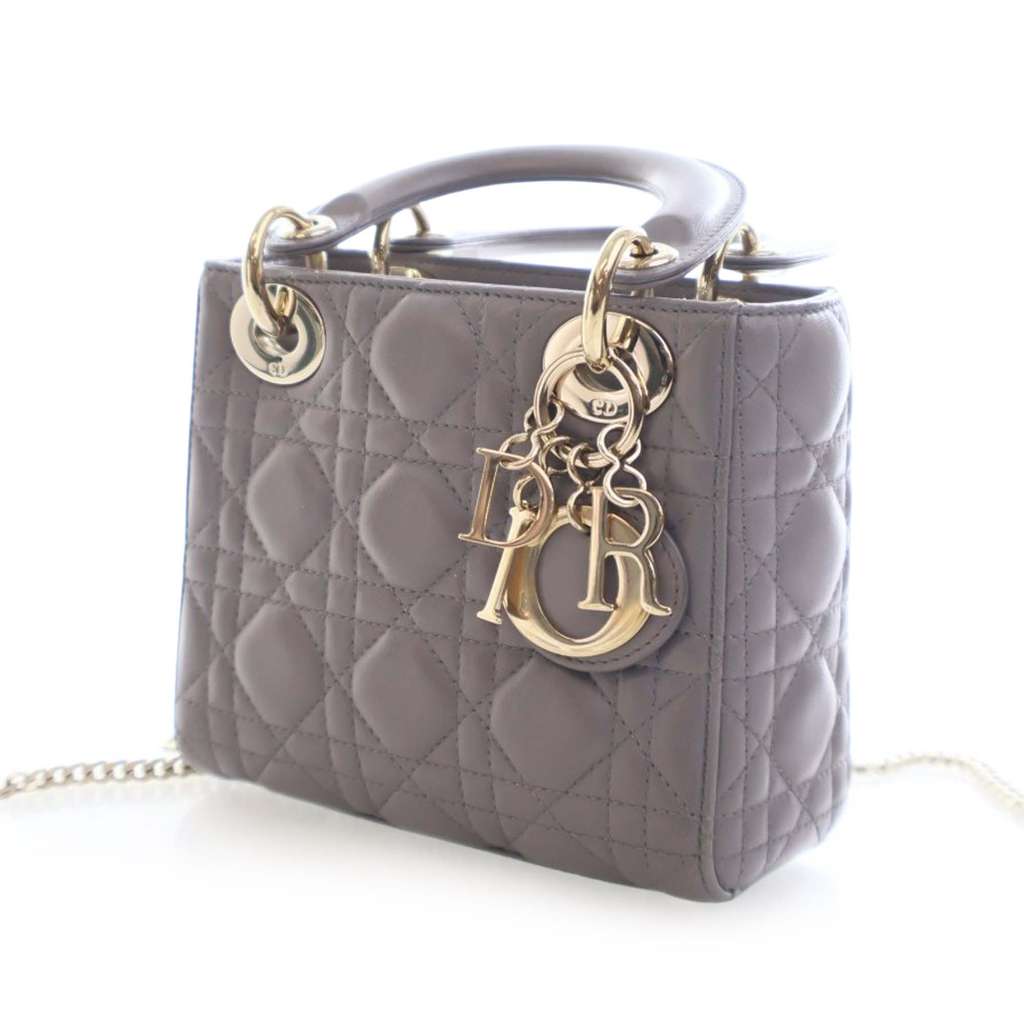 Dior Mini Lambskin Cannage Lady Dior - 4