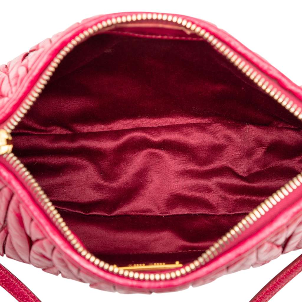 Miu Miu Matelasse Leather Shoulder Bag - 4