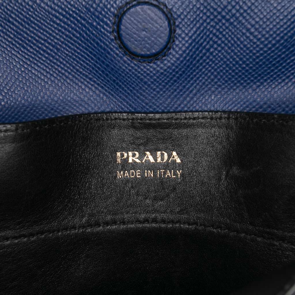 Prada Large Saffiano Cuir Double Satchel - 5