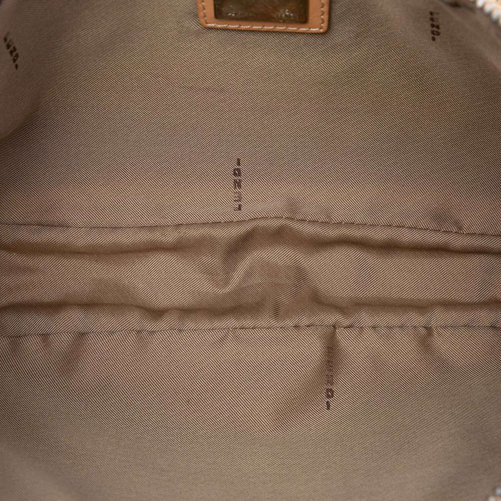 Fendi Micro Zucchino Canvas Shoulder Bag - 4