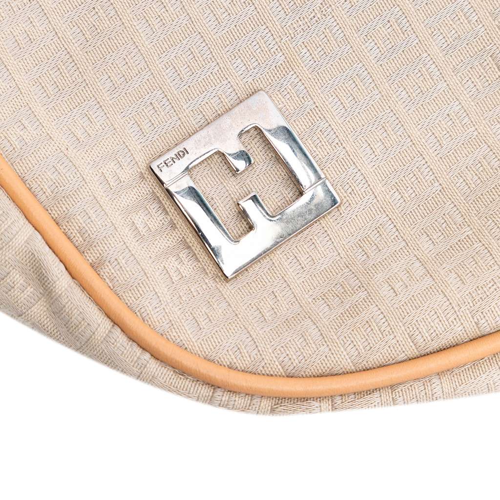 Fendi Micro Zucchino Canvas Shoulder Bag - 5
